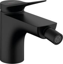 Hansgrohe Baterie bideu cu ventil pop-up, Hansgrohe Vivenis, negru mat, 75200670 (75200000)