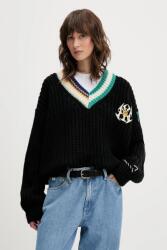 Barrow pulóver gyapjúkeverékből - fekete S