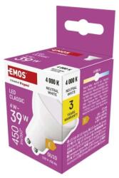 EMOS ZQ8E23, LED izzó Classic MR16 / GU10 / 4 W (39 W) / 450 lm / Természetes fehér (ZQ8E23)
