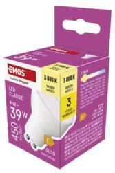EMOS ZQ8E22, LED izzó Classic MR16 / GU10 / 4 W (39 W) / 450 lm / Meleg fehér (ZQ8E22)