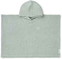 LIEWOOD gyerek pamut törölköző Paco Poncho Embroidery - kék 5-6 év