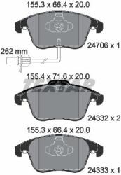 TEXTAR Fékbetét készlet TEXTAR 2470681 for AUDI, VW, SEAT, SKODA (2470681)