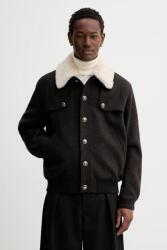 Drôle de Monsieur dzseki gyapjúkeverékből Le Blouson Laine - barna L