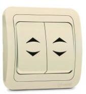  Mimóza, dupla váltó kapcsoló, 106+6 (9034)