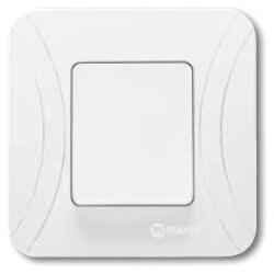  Rose, fehér, egypólusú kapcsoló 101-es (36974)