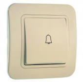  Lillium, krém, nyomógomb csengőjellel (4015)