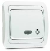  Mimóza, nyomógomb lámpajellel, jelzőfénnyel (12024)