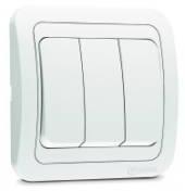  Mimóza, hárompólusú kapcsoló/1be-3ki (3 billentyűs) (8022)