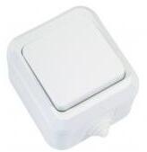  Falon kívüli, fehér, egypólusú kapcsoló, IP44 (3003)