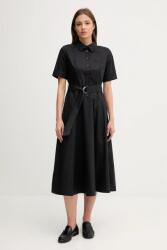 DKNY pamut ruha - fekete S - answear - 43 990 Ft