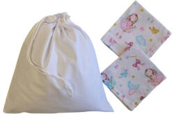  Tisztasági Csomag 3db-os / Fehér tündér mintás