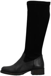 RIEKER Cizme dama, negru, casual, piele intoarsa, lungi, cu toc, Rieker Z9551-00-Negru (Marime: 41) (Z9551-00-Negru-41)