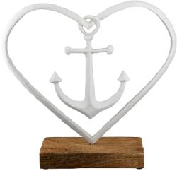  Horgony formájú fém, asztali dekoráció - 24, 5 cm