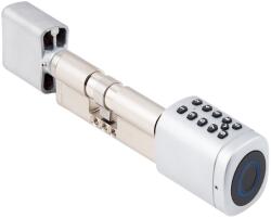  Intelligens cilinder zár - AIRBNB - rozsdamentes INOX 918-S6-F(TUYA)-66-sv - retailsupport