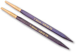 KnitPro J'adore - cserélhető szögletes fa körkötőtű fej - 7mm