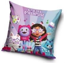 Carbotex Párnahuzat 40x40 cm - Gabby's Dollhouse - Indulás a sztárokhoz (T-037367)