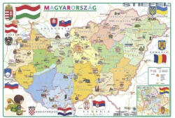 STIEFEL Könyökalátét STIEFEL A/3 Gyerek Magyarország közig. - domborzata (187181K) - papir-bolt