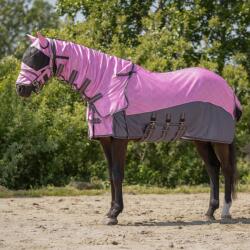 QHP Collection légytakaró nyak- és fejrésszel, Cherry Pink - 120 cm