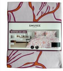 Smukee Mikrofázisos ágyneműhuzat Smukee 160x200 cm rózsaszín virágok (5904708971257)
