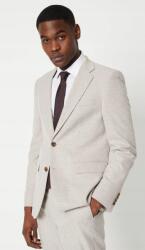 Burton Szürke Klasszikus Egysoros Hosszú Ujjú Blézer Gallér Burton 48