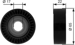 GATES Vratná/vodiaca kladka rebrovaného klinového remeňa GATES T36257 (T36257)