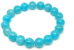 R. M. ékszer A minőségű amazonit golyós ásvány karkötő 10-11mm (058242)