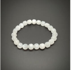 R. M. ékszer Szelenit henger ásvány karkötő 8mm (060488)