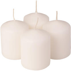 Valex Decor Adventi henger gyertya készlet, 6.5 x 5cm - Matt fehér (BPS-01)