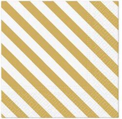  Szalvéta 20 Db Gold Lines 33X33 Cm