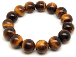 R. M. ékszer Tigrisszem golyós ásvány karkötő 14mm (060530)