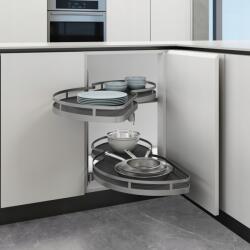  Sarokkosár Cargo Szekrényhez Vese Bal 450 Csendes Ház Antracit (WM.KN-9-LAP)