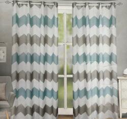  Cikk-cakk félsötétítő függöny 145x250cm (len-YH-1)