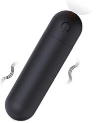 Guilty Toys VibeX Mini Bullet, 10 Vibration Modes, ABS, USB, Black, 7.5 cm Vibrator