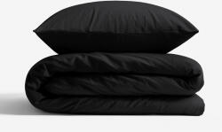 Goldea lenjerie de pat din 100% bumbac - negru 150 x 200 și 50 x 60 cm Lenjerie de pat