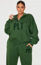 Prettylittlething Zöld Oversize Bélelt Kenguru Melegítőfelső Prettylittlething M