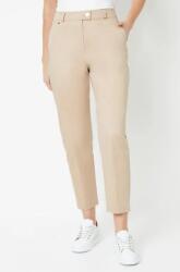 Wallis Bézs Klasszikus Egyenes Szárú Nadrág 7/8 Zseb Sima Wallis 38