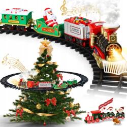  Karácsonyi Vonatszett Elektromos Játék Hangfénnyel Gyerekeknek 340 cm-es pálya (4896009072980)