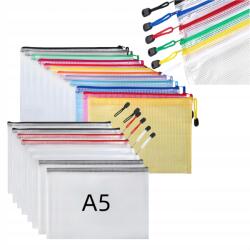  Zipp Bag Cipzáras mappa A5-ös méret Különböző színek Tömör (sas7382)