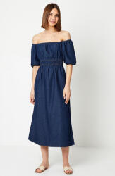 Dorothy Perkins Sötétkék Klasszikus MIDI Egyszerű Ruha Farmer Dorothy Perkins 38