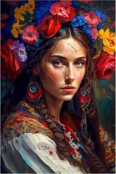 NORIMPEX - Puzzle Tablou Diamant: Femeie slavă 30x40 cm - 1 - 39 piese