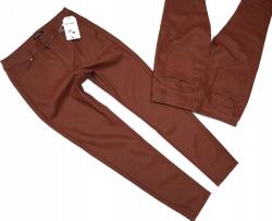 M. Sara Modellező Nadrág Viaszolt Bőr Push-up Tejcsokoládé 48 4XL