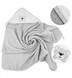 Bocioland Kapucnis takaró Bocioland 100 x 100 cm szürke (5902533172214)