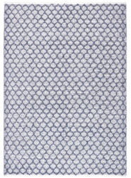 Bizzotto Covor poliester alb albastru interior, exterior Chander 160x230 cm (0607954) Covor