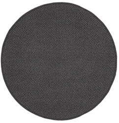 Bizzotto Covor rotund polipropilena gri interior, exterior Daya Ø150x1 cm (0607734) Covor
