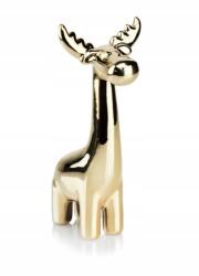 Polnix Rénszarvas arany kerámia dekorációs figura 15 cm (02.580.16)