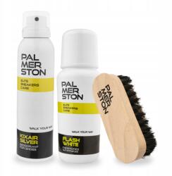 Palmerston 3az1ben cipőápoló szett fehér paszta dezodorral és kefével (Zestaw do czyszczenia i ochrony butów)
