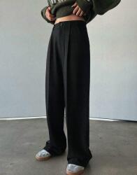 Dazy Fekete Hosszú Egyenes Nadrág Magas Derekú Sima Dazy S