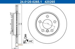 ATE Disc frana ATE 24.0120-0265.1 (24.0120-0265.1) - fixbox
