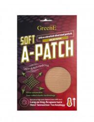 Rejuvinova GreenE Benzi pentru dureri musculare și articulare - bioactive, elastice si reutilizabile, A-Patch-Rejuvinova GreenE, 6 buc x (5 x 10)cm/buc