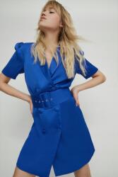 Warehouse Kék Mini Ruha Blazeer Ruha Rövid Ujjú Warehouse 38